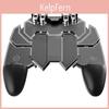 Key Gaming Controller Game Mobile Phone Controller Ergonomic Mobile Gamepad Six Finger Operate Easy Carry For Game