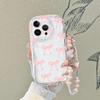 Милый чехол-цепочка с бантом для Xiaomi Redmi Note 14 12 13 Pro Plus 12S 11 10S 11S 10 Redmi A5 13C 14C 12C A3 Волнистые Fundas