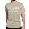 Мужская и женская футболка Nationale Picole, забавные хлопковые футболки с коротким рукавом, национальная футболка с круглым воротником, одежда больших размеров