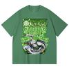 230 г/м² 100% хлопок Цельный V10 Принт Zoro Унисекс Тяжелая хлопковая футболка