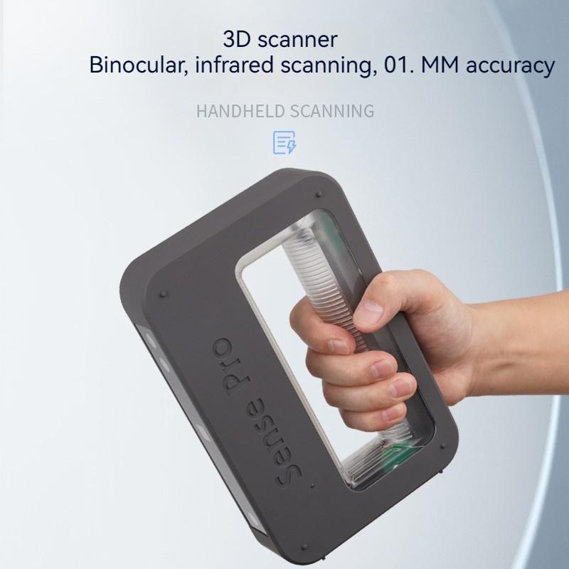 Ручной 3D-сканер с бинокулярным инфракрасным сканированием и точностью 0,1 мм для моделирования человеческого тела и обратного моделирования