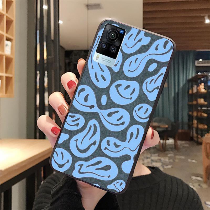Чехол для телефона Trippy Smiley для VIVO V21E V21 V23 V23E V2109 Y53S Y33S Y55 Y76 Y31 Y21 Y72 Y01 Y21S Y11S Funda Coque