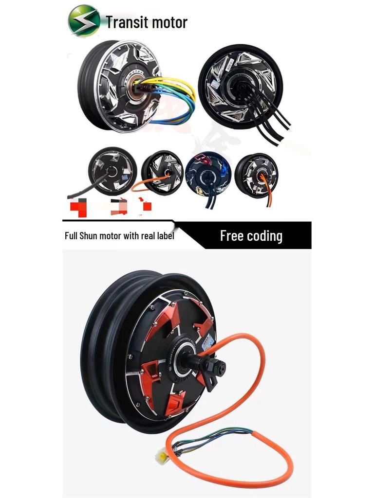 Памятная плитка Jieshun Motor: 10"/12" Четвертое поколение 1500/2000/3000 Вт и Пятое поколение 7-проводное 5000 Вт