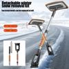Removable Car Glass Snow Remover Rotate Car Winter Ice Scraper Car Snow Shovel Snowy Day
