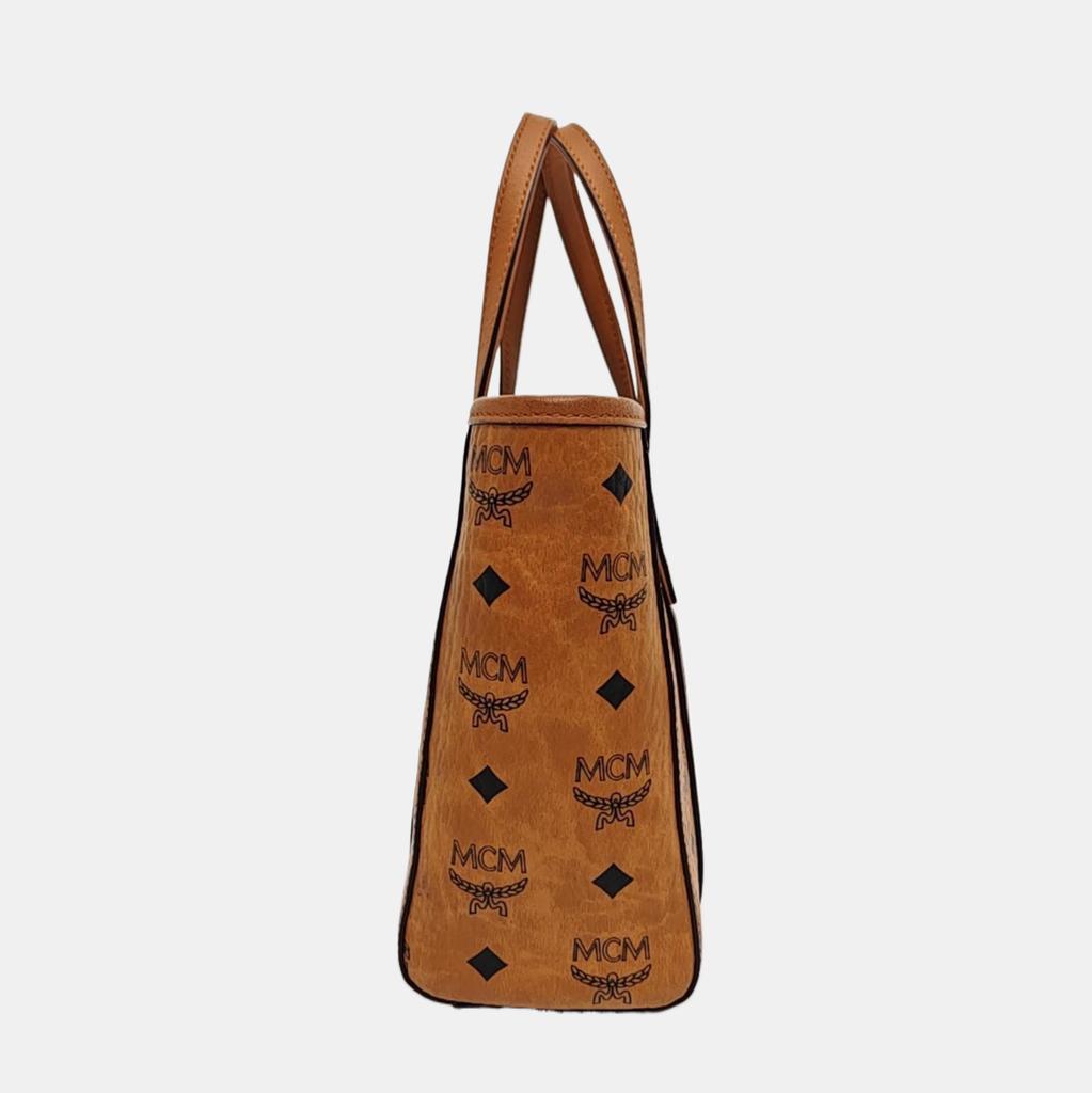 [Pre-Owned] Toni Classic Monogram Print Tote Crossbody Shopping Bag - Very Good #1Y6MUB2