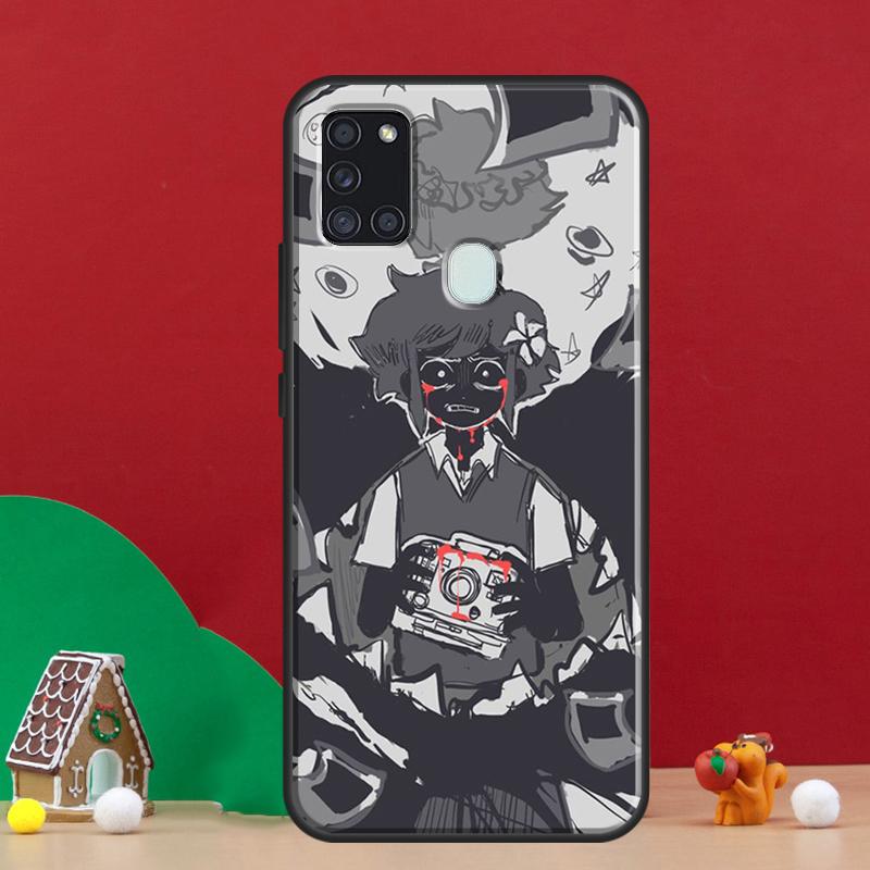 Обложка игры Omori для Samsung Galaxy A54 A34 A14 A32 A12 A22 A52 A72 A13 A33 A53 A50 A52S A51 A71 Задний чехол