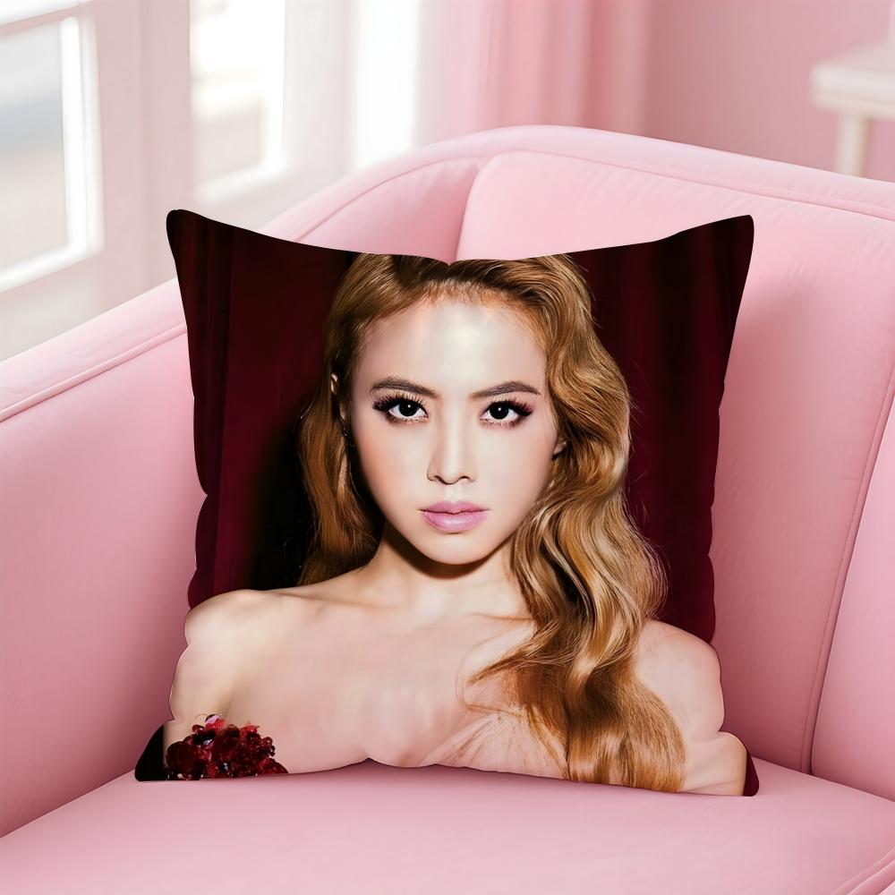 Popular fashionable Chinese singer JJolin Tsai Cushion Cover Pillow Case Soft Friendly Fabric Concealed Zipper