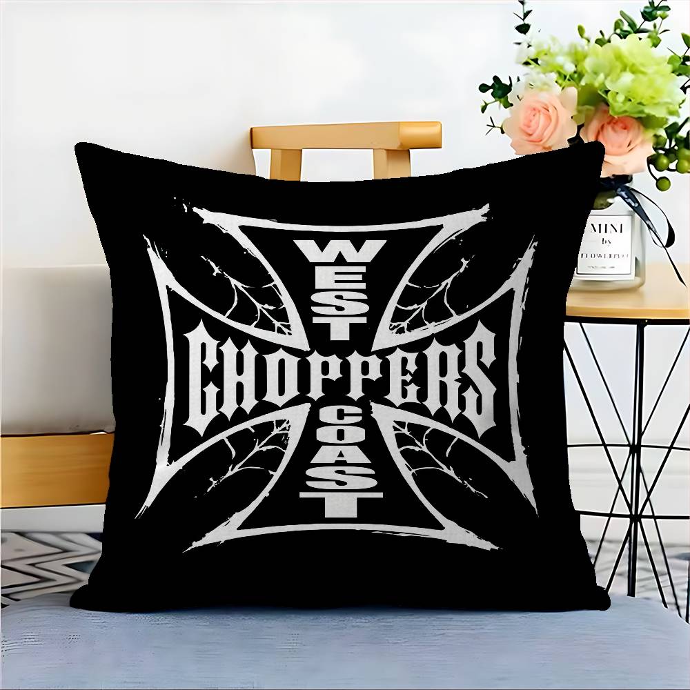 West C-Coast C-Choppers Pillow Cover For Bedroom Room And Living Room Sofa Decorative Cushion Cover