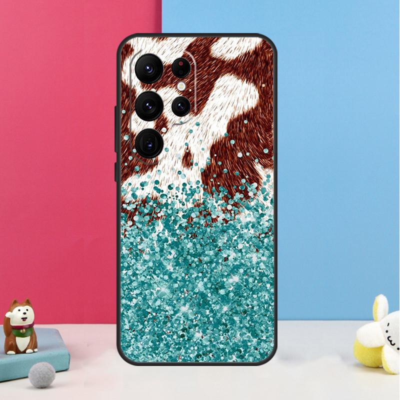 Западные Ковбойские Сапоги Ковбойские Чехол из Коровьей Кожи Для Samsung Galaxy S26 S23 Ultra S20 S21 S22 S24 S25 Plus S10 S25 FE Задняя Крышка Корпус