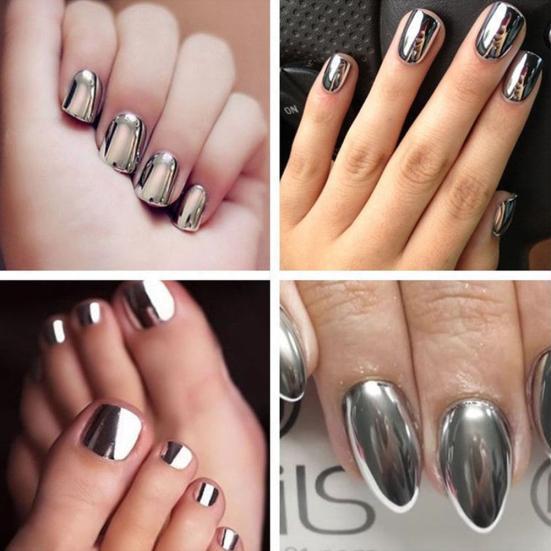 6 мл металлический хромированный зеркальный эффект сексуальный лак для ногтей лак для маникюра инструмент