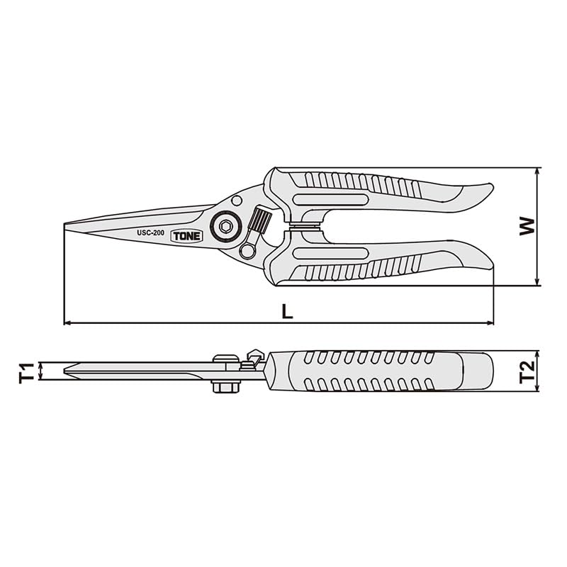 Ножницы TONE Универсальные USC-200