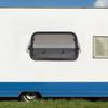 35.43" W x 21.65" H RV Exit/Push/Emergency Out Window with Screen Ultra Thick Tempered Glass Camper  for 1.18in Thickness Wall