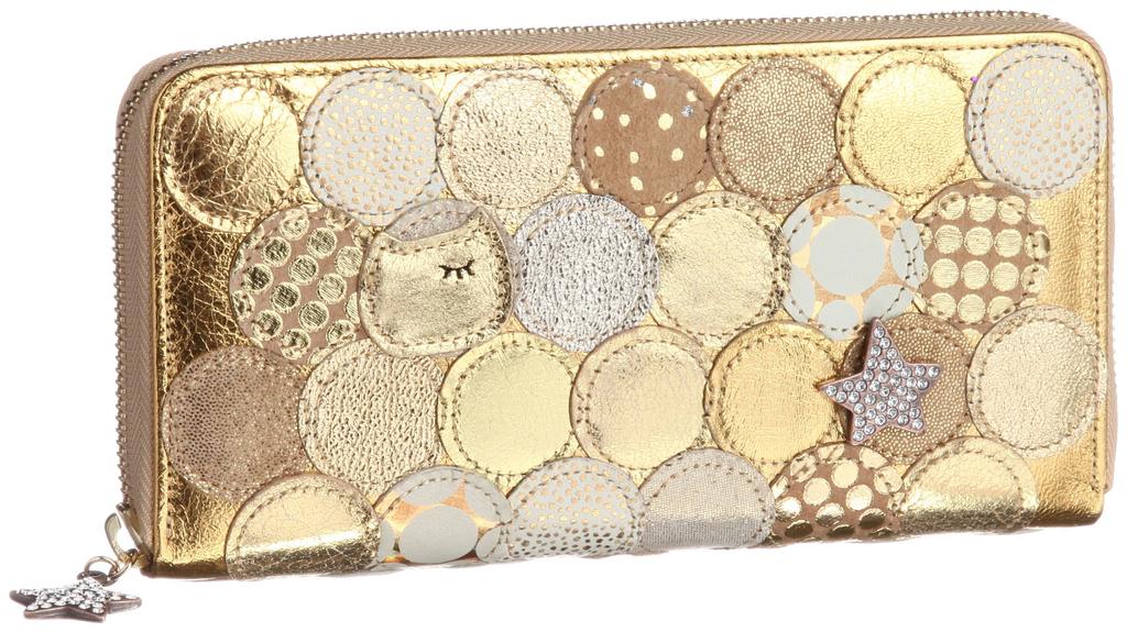 Tsumori chisato разноцветный в горошек 57093 14 (золото)