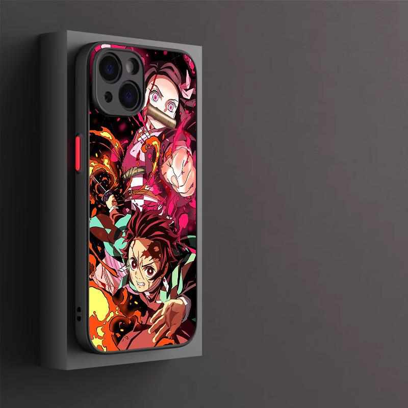 Чехол для телефона Nezuko Anime Demon Slayer для iPhone 11 XR XS 7 8 Kyojuro Purgatory