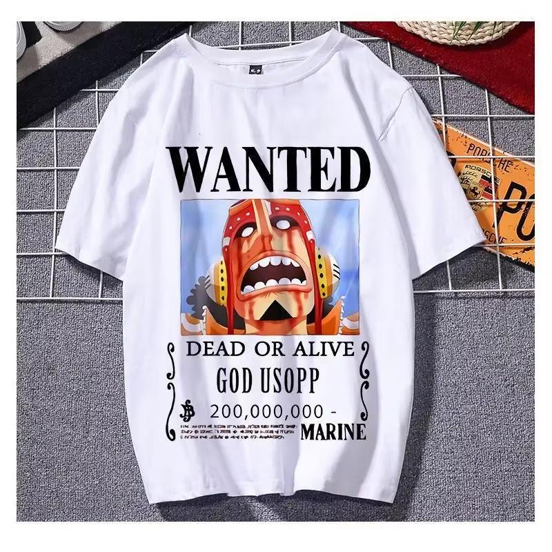 2026 ONE T-shirt Luffy Sauron Tide Brand Peripheral Clothes Unisex's and Women's Summer Short-sleeved Sports and Leisure Top Ins