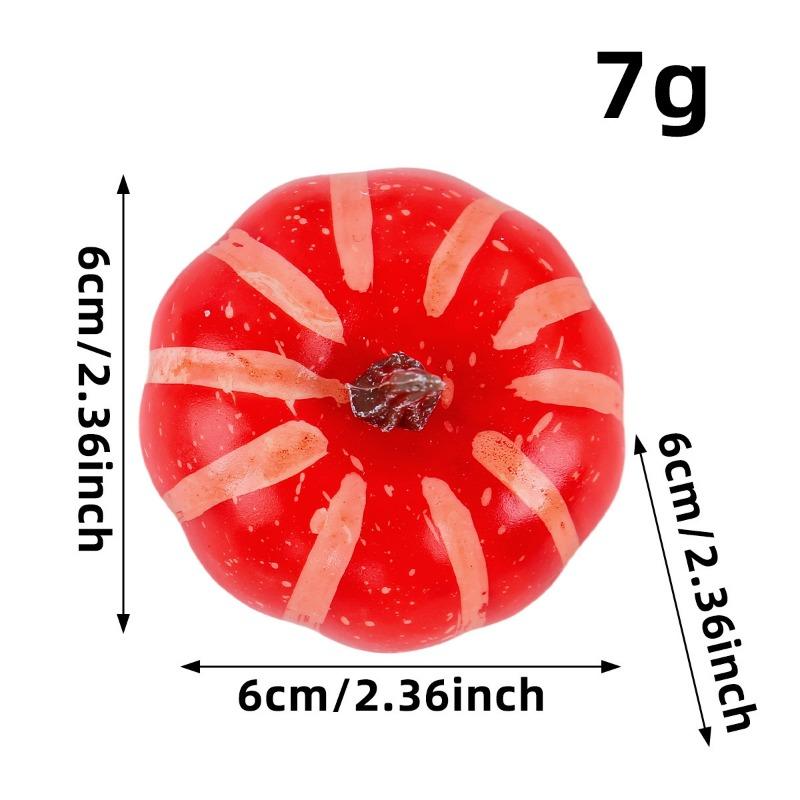 Simulation Vegetables Halloween Harvest Foam Pumpkin Restaurant Window Decorations Thanksgiving Photo Props