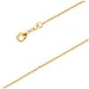 [Q8244] — Золотая цепочка Forçat на щиколотку — 23 см, 1 мм