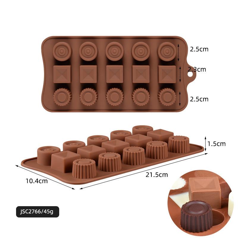 Silicone Chocolate Mold Baking Cake Pan For Pastry Bakery DIY Confectionery Tools Candy Making Accessories