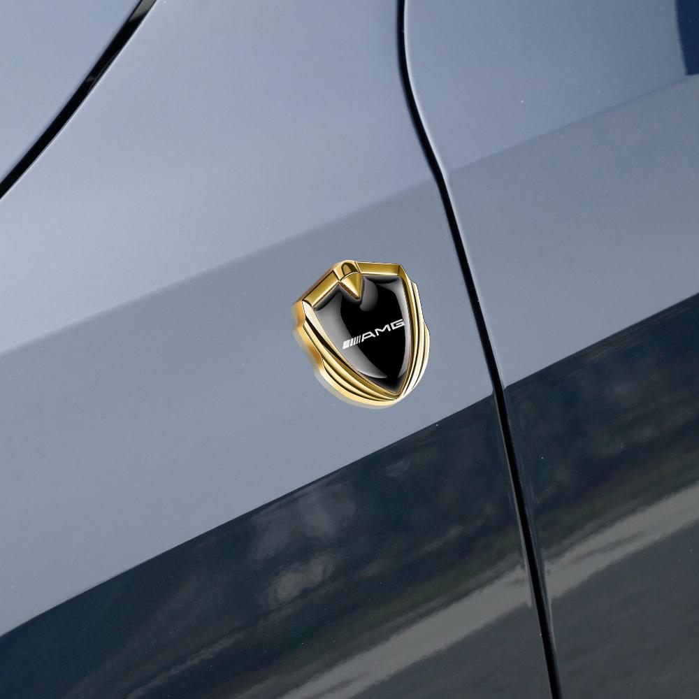1/2 шт. Металлические щиты с логотипом AMG для кузова, багажника, крыла автомобиля Наклейки Для Mercedes Benz AMG C260 W204 W205 W211 W212 W190 W213 W168 C300 W177 ee05