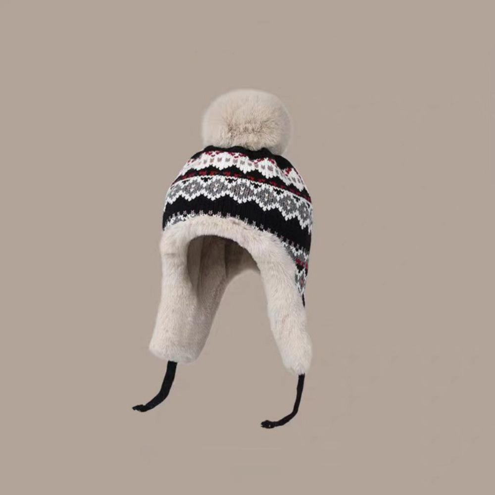 Autumn Winter Lei Feng Hat Plush Ear Protection Cap Fashion Warm Hat for Women
