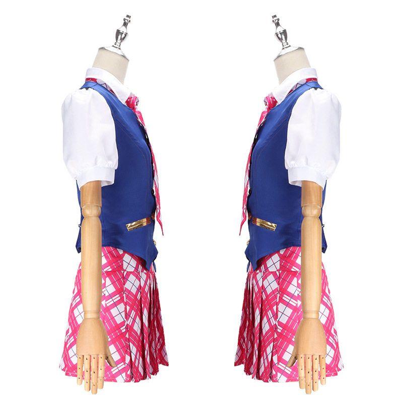 Delanci Cosplay Costume Barbie's Glamorous Princess Academy Same Style Clothes School Uniform Cosplay Role-Playing Women's Clothing