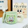 Gift Box Water Cup Cat Cute Ceramic Cup Cartoon High Value Mug High Value Simple Cup with Lid Spoon