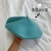 Корейская винтажная хлопковая беретка с дышащим дизайном для женщин, летний стиль