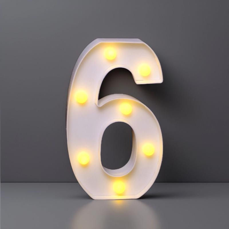 22 см светодиодные буквы и цифры для мероприятий - Идеально для дней рождения и предложений.