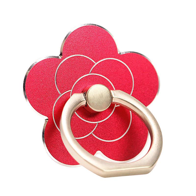 Universal Metal Flower Design Phone Ring Holder Stand