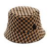 Universal Chemistry Side Thunder Border Check Brown Bucket Hat Checks