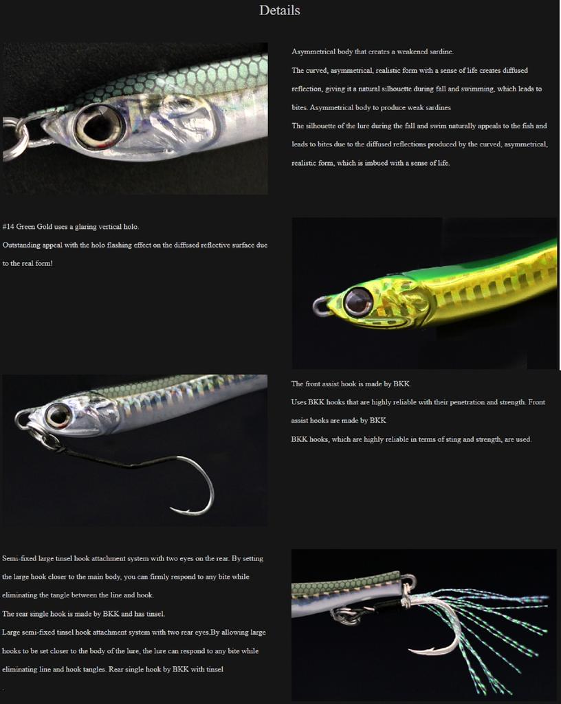 Little Jack Metal Jig Metal Adict 03 Alloy 83mm 20 Grams 08 (7887)