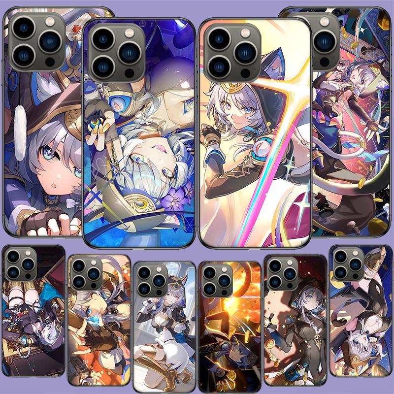 Чехол для телефона Honkai Star Rail Cipher Для iPhone 17 Air 15 Pro 14 Plus 16 Pro Max 17E 16E 12 13 Mini 11 Чехол Милый Fundas