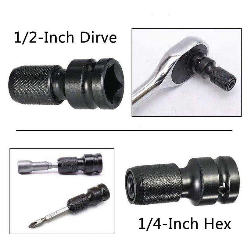 Ocket Chuck Converter Drill Power Tools Set 1/4in Adapter