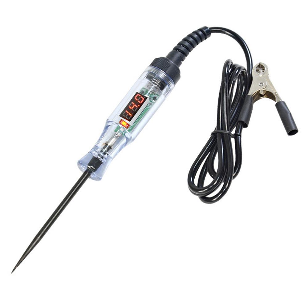 Digital Display Car Diagnostic Probe Test Pen Light Bulb Electric Measuring Pen DC Car Scanner