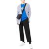Emporio Armani Мужская футболка SS22 с принтом букв, прямой крой, круглый вырез, короткий рукав, синий 8N1TN5-1JPZZ-0973