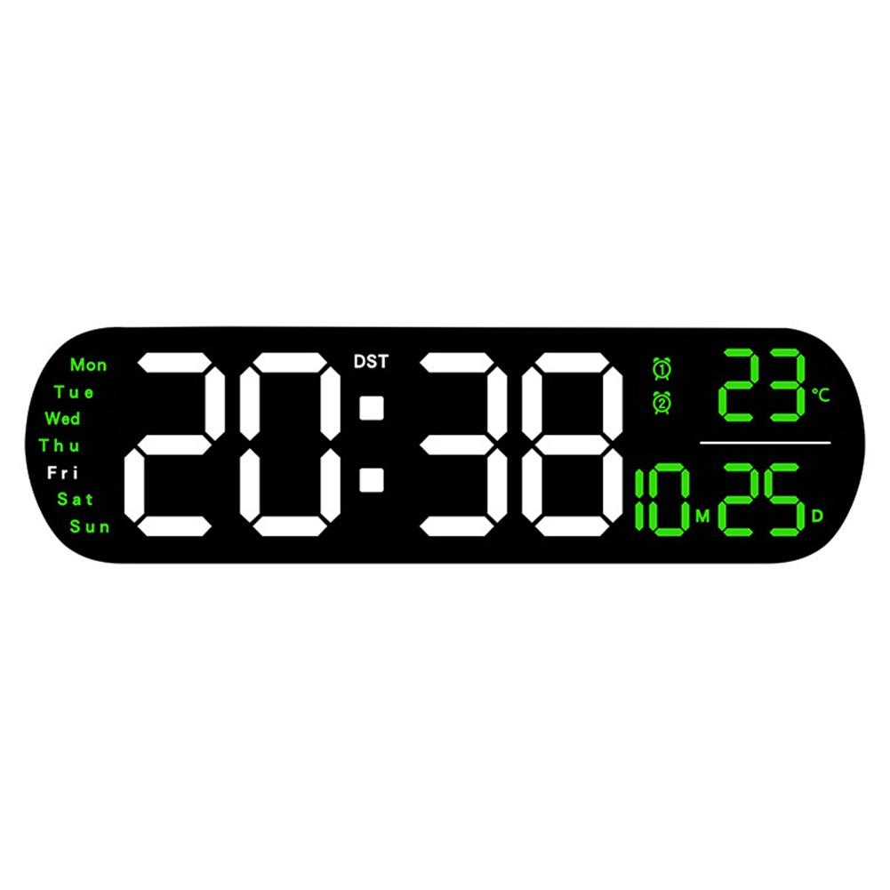 Настенные часы многофункциональные часы гостиная светодиодный цифровой будильник может время