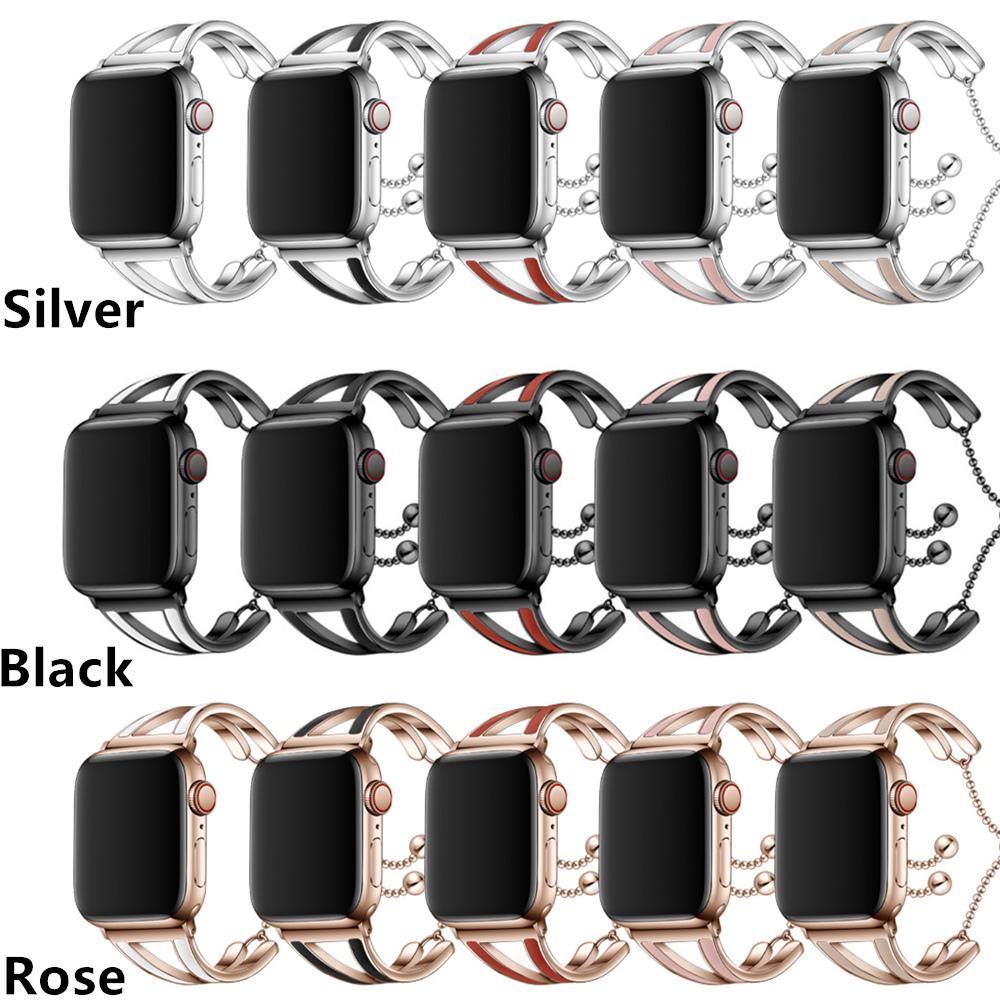 Women strap for Apple watch band 40mm 44mm 49mm 38mm 42mm 45 mm metal bracelet iWatch series 3 4 5 se 6 7 8 9 ultra 2 45mm 41mm