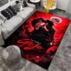 "Anime Style Satoru Gojo Carpet with Red and Black Design Pattern" Suitable for use as an anti-slip for living room bedroom sofas