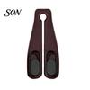 Vehicle Storage Hooks Universal Car Seat Hook Hanger, Faux Leather Back Rear Solutions Foldable Interior Organizer for Hanging Groceries And