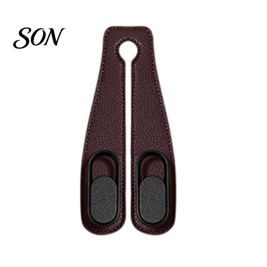 Vehicle Storage Hooks Universal Car Seat Hook Hanger, Faux Leather Back Rear Solutions Foldable Interior Organizer for Hanging Groceries And