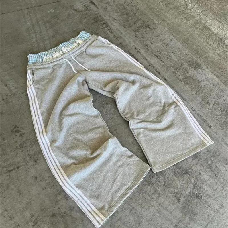 Европейский и американский хип-хоп стрит Y2K с двойной талией повседневный спортивный стиль модные и персонализированные мужские и женские брюки