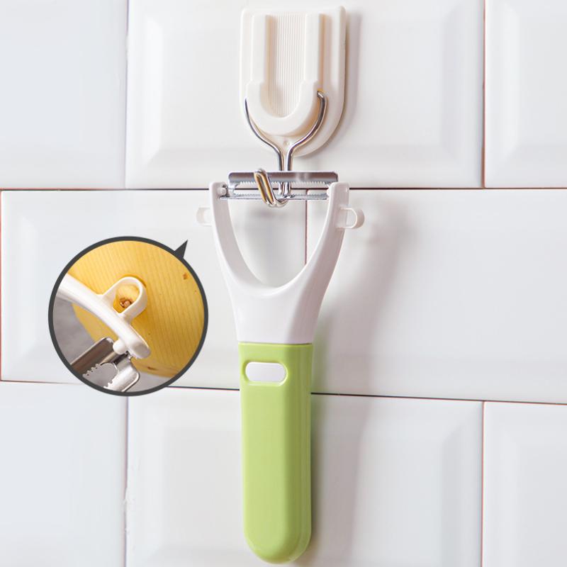 Нож для очистки овощей Терка из нержавеющей стали Керамический кухонный нож для фруктов Нож для резки Портативный скребок