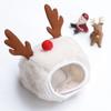 Christmas Pet Hat Cute Cat Dog Saliva Towel Cosplay Costume Dogs Clothes Pets Santa Bibs New Year Party Accessories