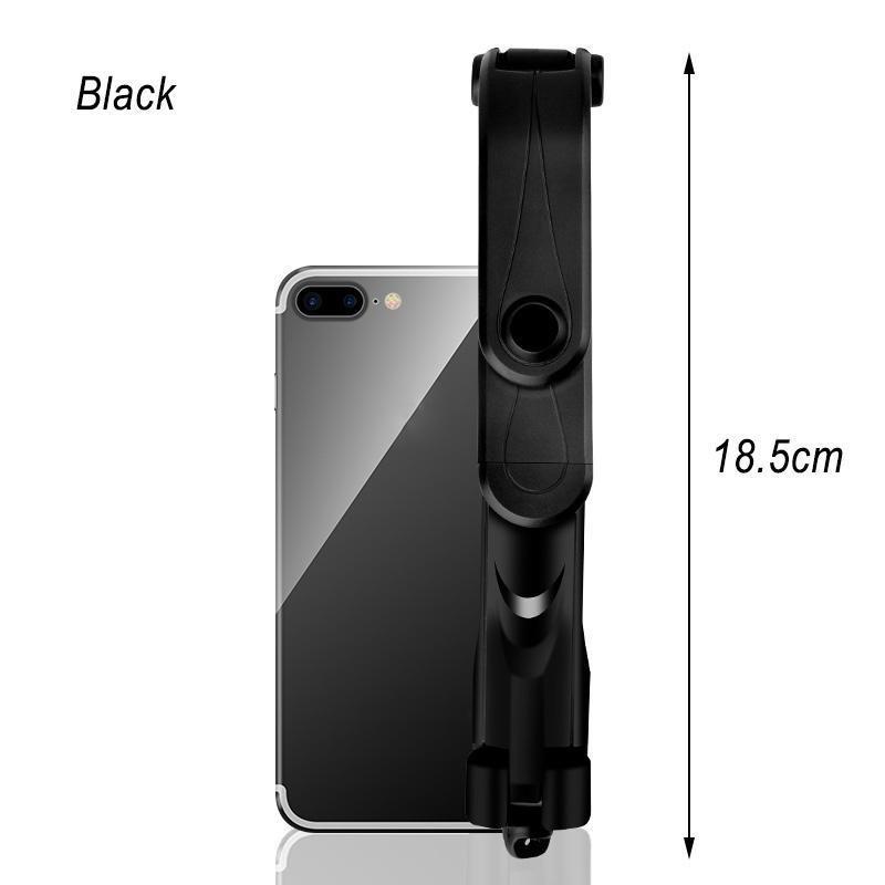 Мини-беспроводная Bluetooth-палка для селфи, монопод, выдвижной штатив, палка для селфи и двойной держатель для телефона