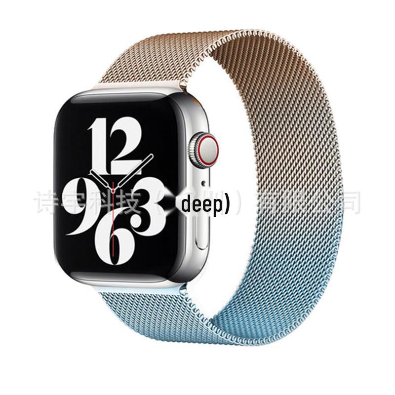 Совместимый металлический ремешок-петля для Apple Watch Series 5-9, SE