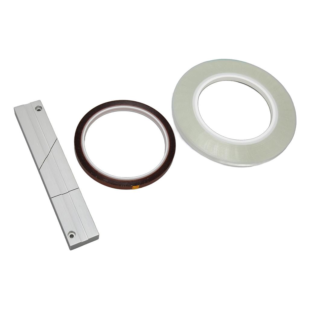 Tape Splicing Set 1Celsius4 10 Inch Tape Splicing Block Reel to Reel Kit with Full Track Splicing Plate Splicing Tape Tape for Revoxsonido Open R