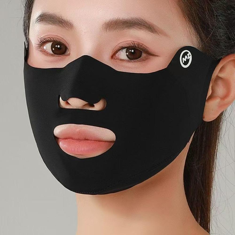 Anti-UV Sunscreen Mask Washable Anti-sun Mask New Ice Silk Mask Unisex