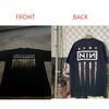 NINE INCH NAILS #034;Спираль вниз#034; Черная Унисекс Футболка с Принтом с Двух Сторон НОВАЯ Унисекс Футболка