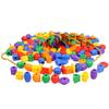 20~200PCS Beaded DIY Handmade Puzzle Wearing Beads Building Blocks Children Early Education Geometry Shape Bracelet Toy TMZ