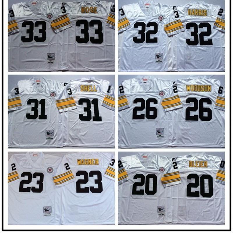 Pittsburgh Steelers NFL Retro Jersey Men Women Cotton Sports Fan Apparel Team Uniform 59 43 89 Hall Of Fame